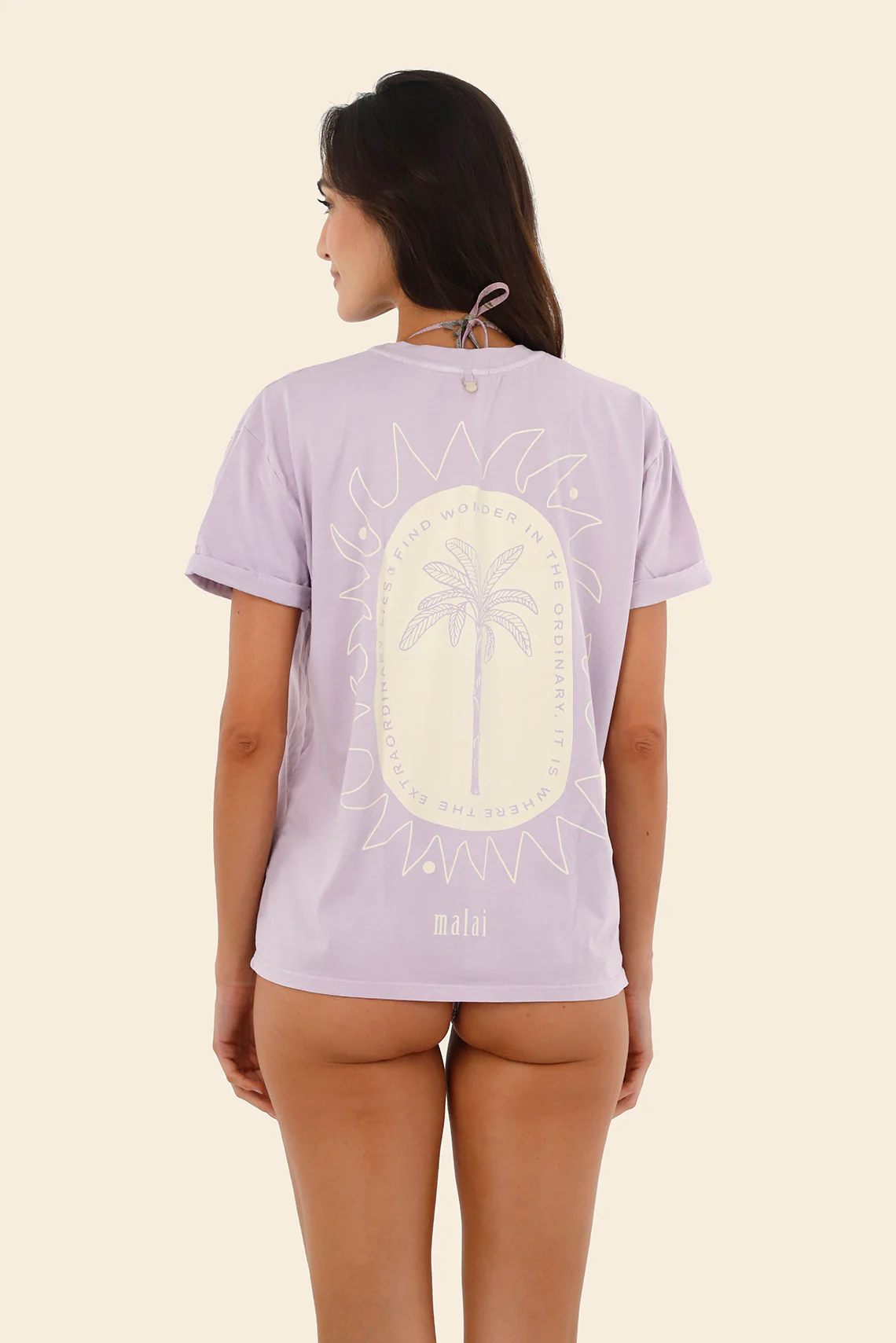 Flowing Orchid Overzise T Shirt - Image 3