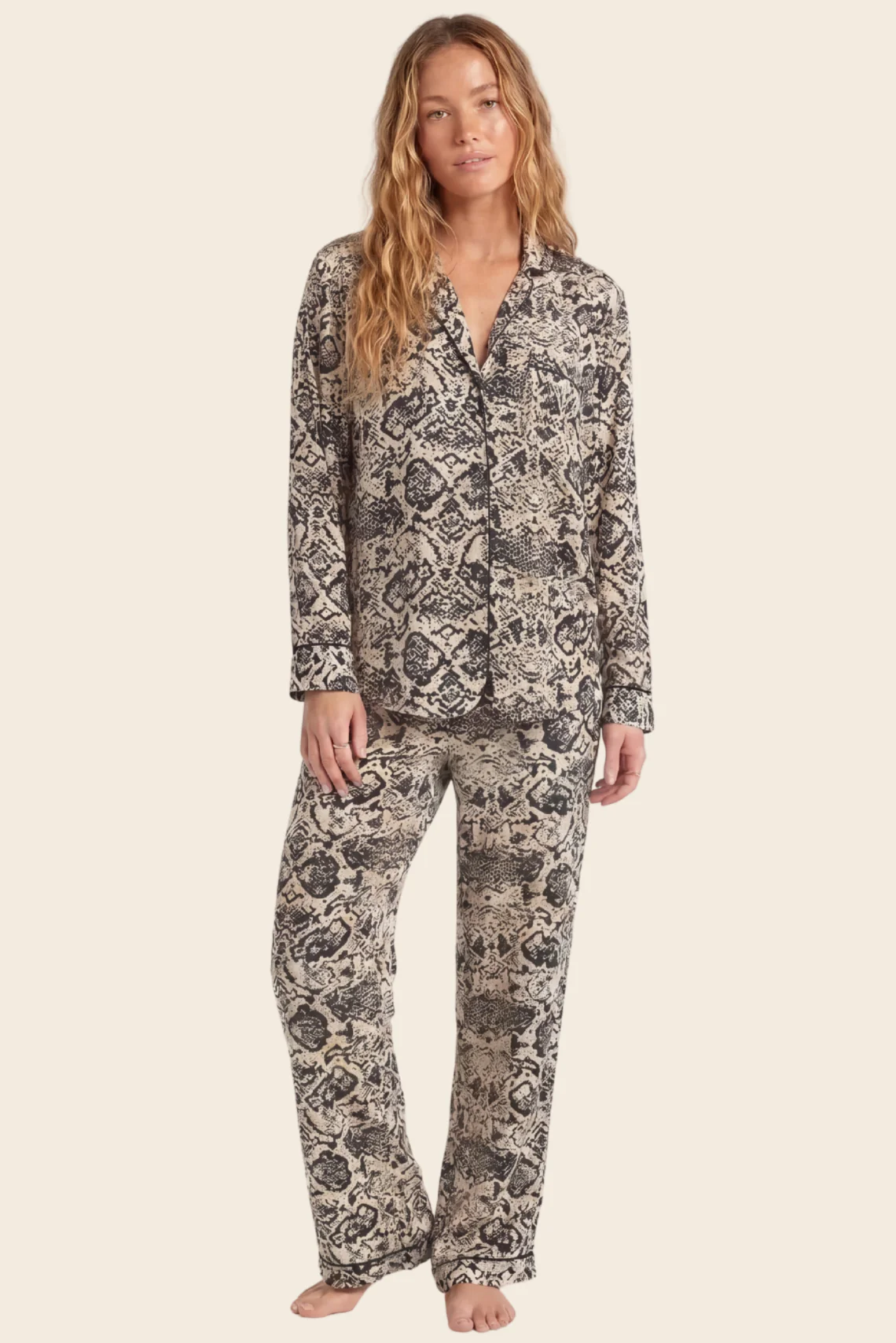 Ivory Snake Pijama Pant - Image 2