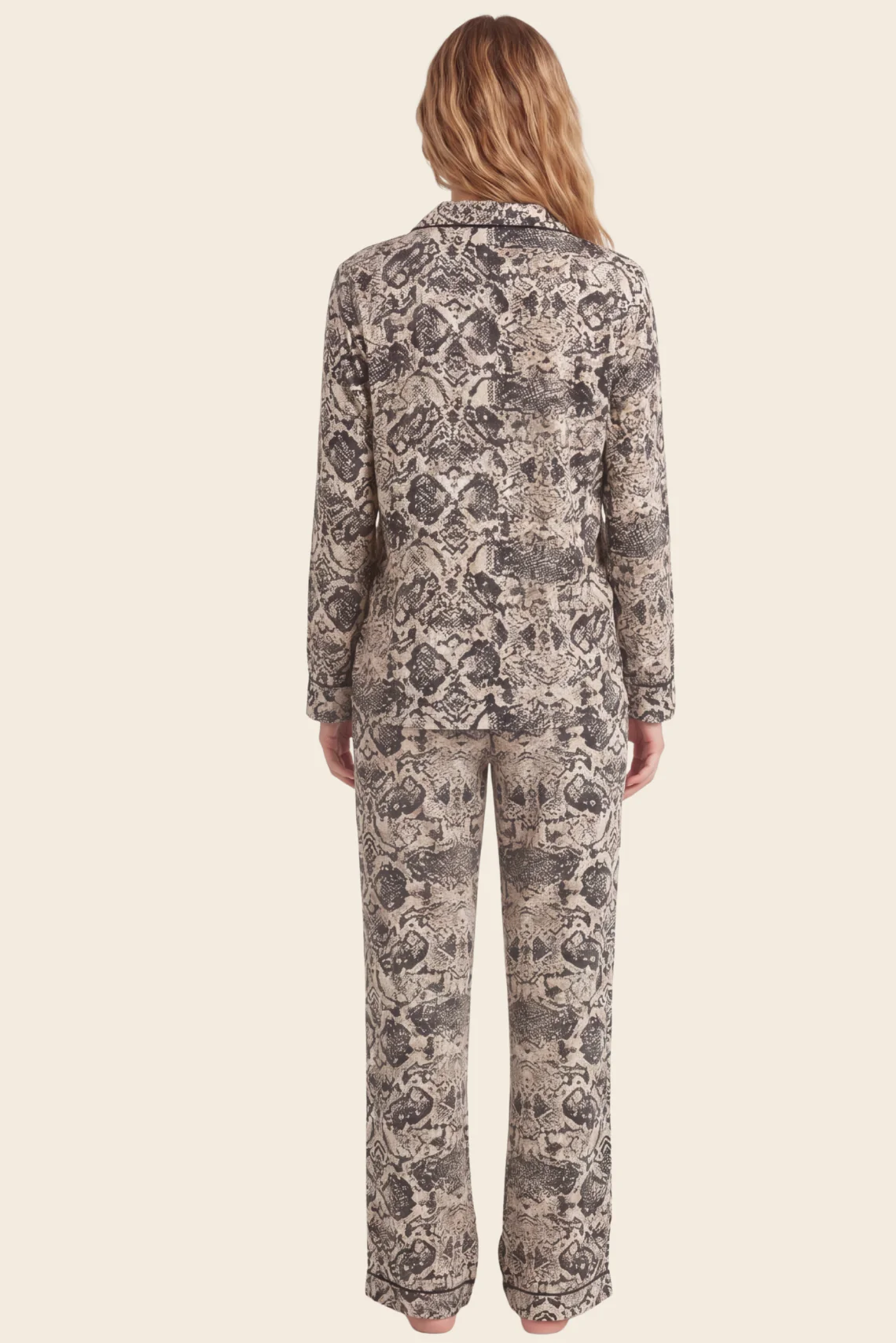 Ivory Snake Pijama Shirt - Image 2