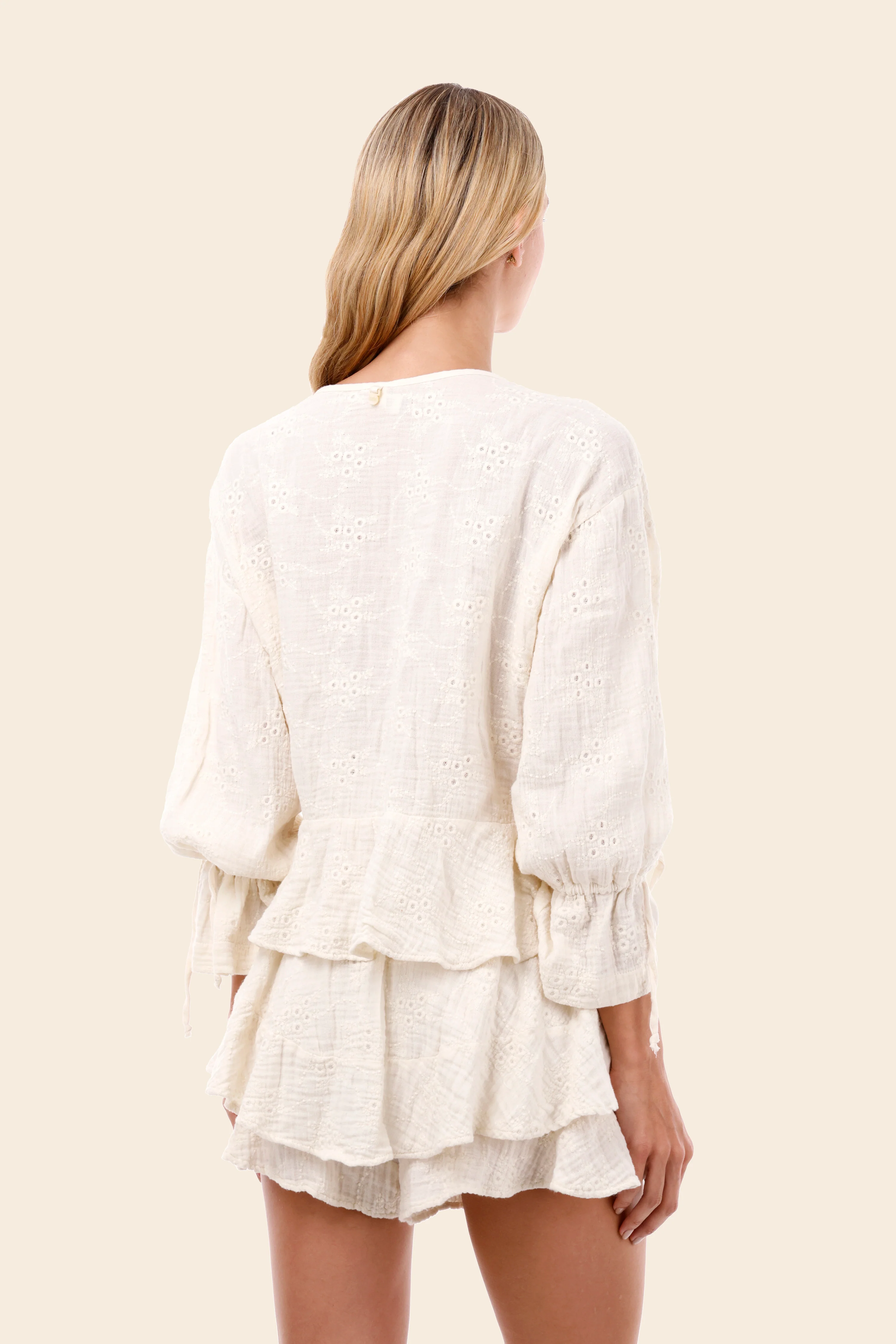 Santalucia Luster Ruffle Shirt - Image 5