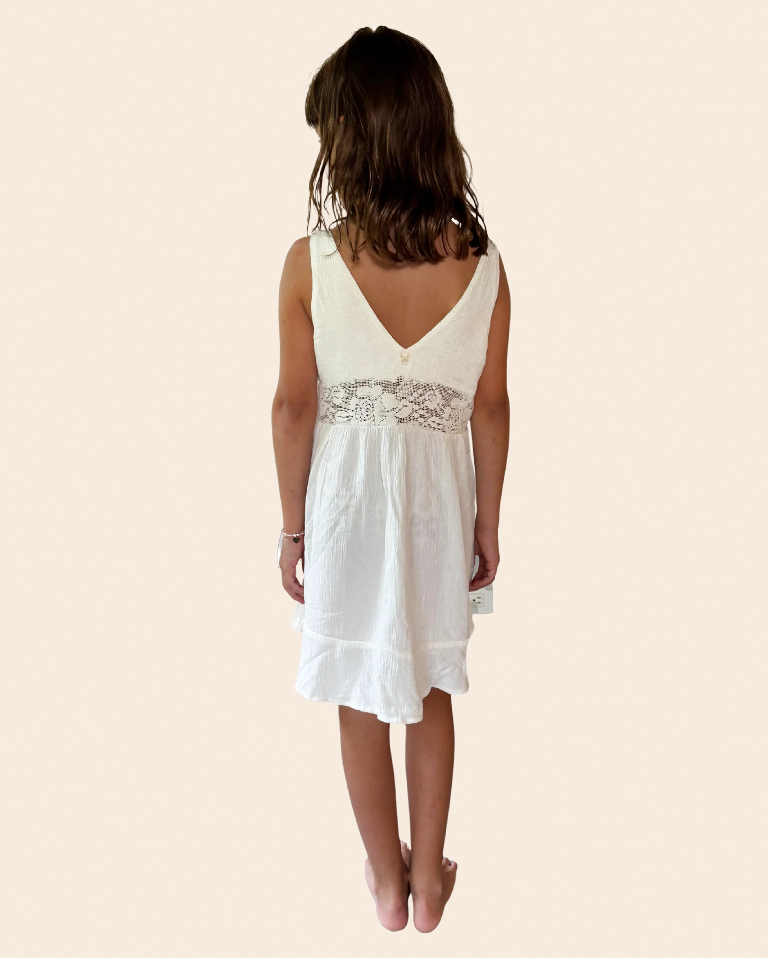 White Kids Gloove Dress - Image 2
